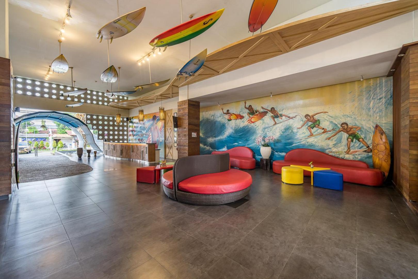 Bliss Surfer Hotel By Tritama Hospitality Legian Exteriér fotografie